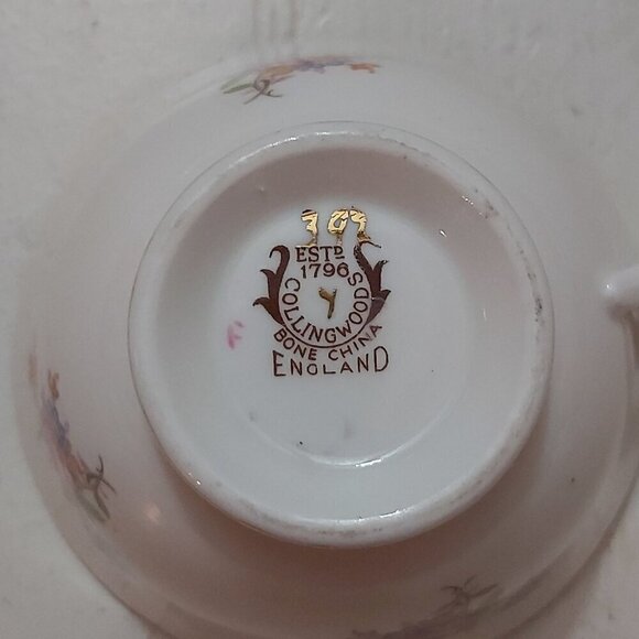 Vintage Collingwoods Bone China Teacup with Floral Design – Made in England - Picture 9 of 9